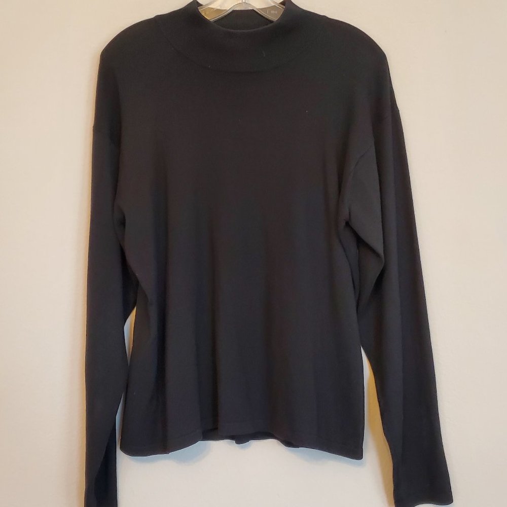 Ann May Black Sweater Size XL